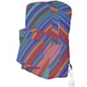Multicolored Stripe Curve Striped Background Full Print Backpack View3