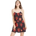 Watercolor Strawberry Summer Frill Dress View1