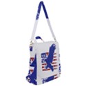 Usa Flag Eagle Symbol American Bald Eagle Country Crossbody Backpack View2