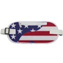 Yang Yin America Flag Abstract Art Asian Balance Rounded Waist Pouch View1