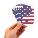 Yang Yin America Flag Abstract Art Asian Balance Playing Cards Single Design (Rectangle) with Custom Box View3