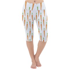 Carrot Lightweight Velour Cropped Yoga Leggings by SychEva