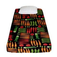 Vegetable Fitted Sheet (single Size) by SychEva