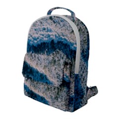 Waves Wave Nature Beach Flap Pocket Backpack (large) by Salman4z