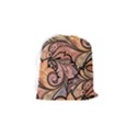 Colorful Background Artwork Pattern Floral Patterns Retro Paisley Drawstring Pouch (Small) View2
