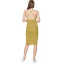 Flowers Bloom Art Colorful Artwork Design Pattern Bodycon Cross Back Summer Dress View2