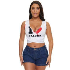 I Love Paloma Women s Sleeveless Wrap Top by ilovewhateva