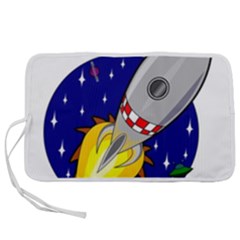 Rocket Ship Launch Vehicle Moon Pen Storage Case (m) by Salman4z
