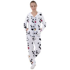Playing Panda Cartoon Women s Tracksuit by Salman4z