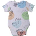 Cartoon Bird Cute Doodle Bird Baby Short Sleeve Bodysuit View2