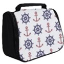 Nautical Seamless Pattern Full Print Travel Pouch (Big) View2