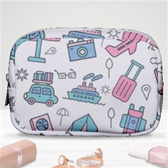 Transportation Seamless Pattern Make Up Pouch (small) by Salman4z