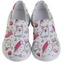 Cute Animal Seamless Pattern Kawaii Doodle Style Kids Lightweight Slip Ons View1