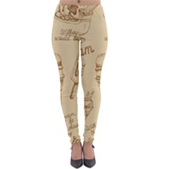 Ice-cream-vintage-pattern Lightweight Velour Leggings by Salman4z