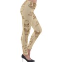 Ice-cream-vintage-pattern Lightweight Velour Leggings View4