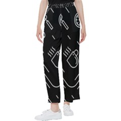Coffee-background Women s Pants  by Salman4z