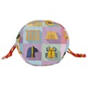 Egypt-icons-set-flat-style Drawstring Bucket Bag View3