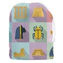 Egypt-icons-set-flat-style Drawstring Pouch (3XL) View1