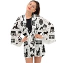 Dark-seamless-pattern-symbols-landmarks-signs-egypt --- Long Sleeve Kimono View1