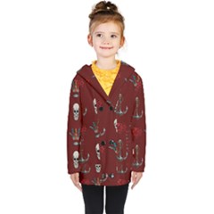 Tattoo-old-school-background-pattern Kids  Double Breasted Button Coat by Salman4z