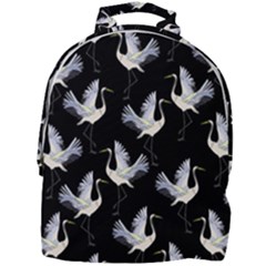 Crane Pattern Mini Full Print Backpack by Salman4z