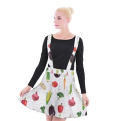 Vegetable Suspender Skater Skirt by SychEva