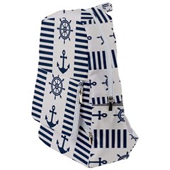 Nautical-seamless-pattern-vector-illustration Travelers  Backpack by Salman4z