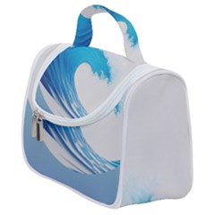 Wave Tsunami Tidal Wave Ocean Sea Water Satchel Handbag by Ravend