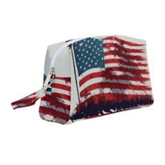 Patriotic Usa United States Flag Old Glory Wristlet Pouch Bag (medium) by Ravend