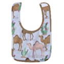 Camels-cactus-desert-pattern Baby Bib View1
