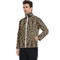 Hamsa-hand-drawn-symbol-with-flower-decorative-pattern Men s Bomber Jacket View3