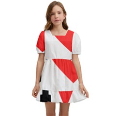 I Love Hot Cakes Kids  Short Sleeve Dolly Dress by ilovewhateva