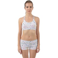 Spaceship Pattern Star Back Web Gym Set by danenraven