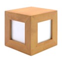 Spaceship Pattern Star Wood Photo Frame Cube View1
