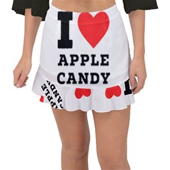 I Love Apple Candy Fishtail Mini Chiffon Skirt by ilovewhateva