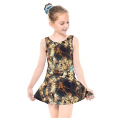 Science Fiction Background Fantasy Kids  Skater Dress Swimsuit by danenraven