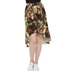 Science Fiction Background Fantasy Frill Hi Low Chiffon Skirt by danenraven