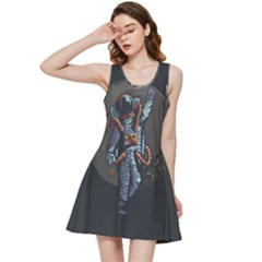 Illustration-drunk-astronaut Inside Out Racerback Dress by Salman4z