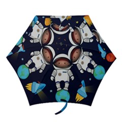 Boy-spaceman-space-rocket-ufo-planets-stars Mini Folding Umbrellas by Salman4z