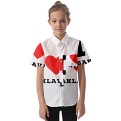 I Love Baklava Kids  Short Sleeve Shirt by ilovewhateva