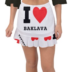 I Love Baklava Fishtail Mini Chiffon Skirt by ilovewhateva
