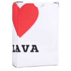 I Love Baklava Playing Cards Single Design (rectangle) With Custom Box by ilovewhateva