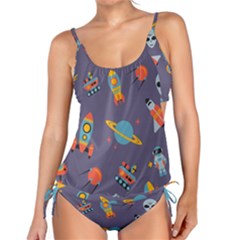 Space-seamless-pattern Tankini Set by Salman4z