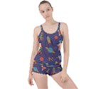 Space-seamless-pattern Boyleg Tankini Set  View1