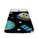 Space-seamless-pattern   - Fitted Sheet (Full/ Double Size) View1