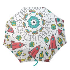 Space-cosmos-seamless-pattern-seamless-pattern-doodle-style Folding Umbrellas by Salman4z