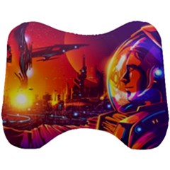 Far-future-human-colonization Head Support Cushion by Salman4z