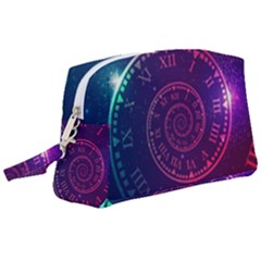 Time-machine Wristlet Pouch Bag (large) by Salman4z