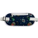 Monster-alien-pattern-seamless-background Rounded Waist Pouch View1
