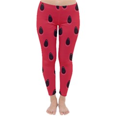 Seamless-watermelon-surface-texture Classic Winter Leggings by Salman4z